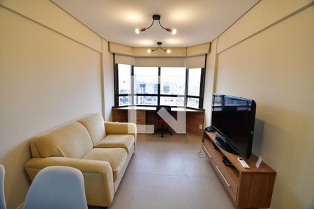 Sala de apartamento para alugar com 1 quarto, 45m² em Centro, Campinas