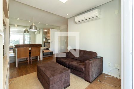 Sala de apartamento para alugar com 1 quarto, 47m² em Campo Belo, São Paulo