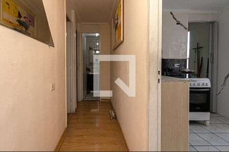 corredor para os cômodos de apartamento à venda com 2 quartos, 62m² em Vila Santa Teresa (zona Sul), São Paulo