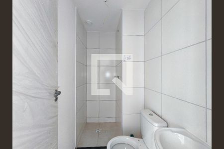 Banheiro de kitnet/studio à venda com 1 quarto, 33m² em Santo Cristo, Rio de Janeiro