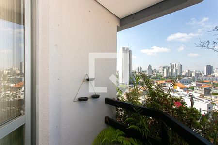 Varanda da Sala de apartamento à venda com 2 quartos, 76m² em Vila Centenario, São Paulo