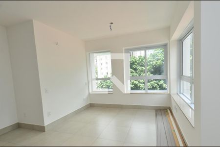 Sala/Quarto de apartamento à venda com 1 quarto, 46m² em Lourdes, Belo Horizonte