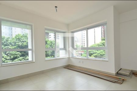 Sala/Quarto de apartamento à venda com 1 quarto, 46m² em Lourdes, Belo Horizonte