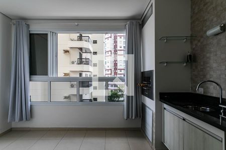 Varanda Gouermet de apartamento para alugar com 1 quarto, 42m² em Vila Oliveira, Mogi das Cruzes