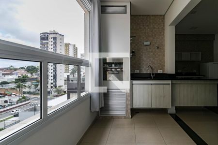 Varanda Gouermet de apartamento para alugar com 1 quarto, 42m² em Vila Oliveira, Mogi das Cruzes