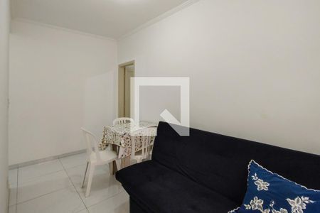 Sala de apartamento para alugar com 1 quarto, 50m² em Boqueirão, Praia Grande