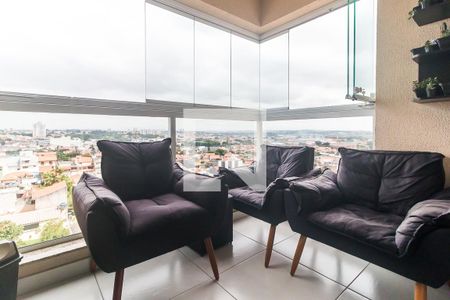 Varanda da Sala de apartamento para alugar com 2 quartos, 63m² em Centro, Poá