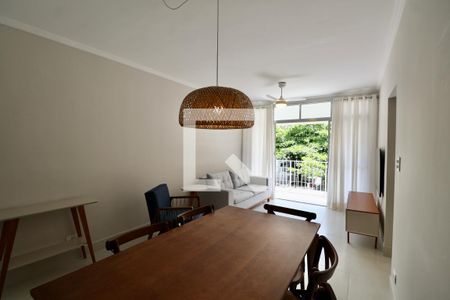 Sala de apartamento para alugar com 2 quartos, 85m² em Jardim Belmar, Guarujá