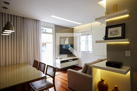 Sala de apartamento à venda com 2 quartos, 67m² em Cruzeiro, Belo Horizonte