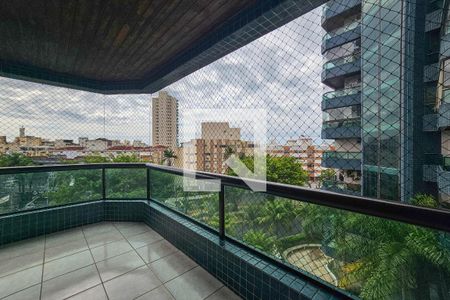 varanda  de apartamento para alugar com 2 quartos, 75m² em Jardim Sao Miguel, Guarujá