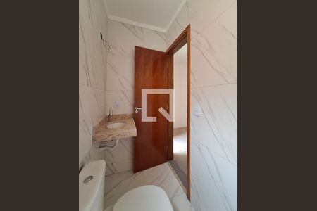 Banheiro Quarto 1 de casa de condomínio à venda com 2 quartos, 56m² em Vila Isolina Mazzei, São Paulo