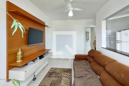 Sala de apartamento para alugar com 1 quarto, 40m² em Vila Tupi, Praia Grande