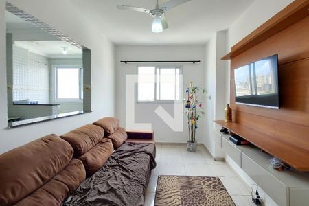 Sala de apartamento para alugar com 1 quarto, 40m² em Vila Tupi, Praia Grande