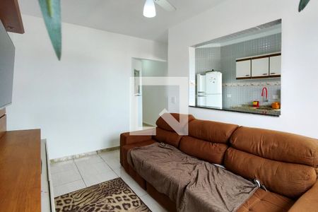 Sala de apartamento para alugar com 1 quarto, 40m² em Vila Tupi, Praia Grande