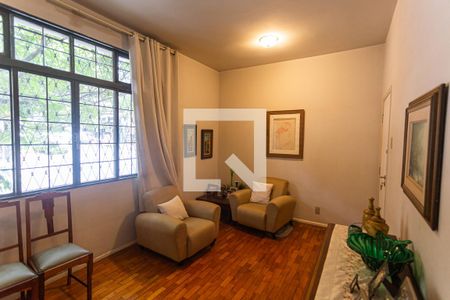 Sala de apartamento à venda com 3 quartos, 110m² em Carmo, Belo Horizonte