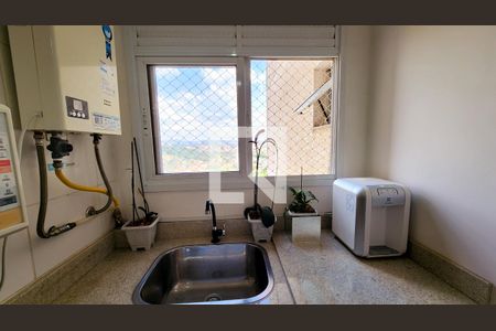 Cozinha e Área de Serviço de apartamento à venda com 3 quartos, 71m² em Vila Nambi, Jundiaí