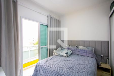 Quarto 1 - Suíte de apartamento para alugar com 2 quartos, 56m² em Jardim Ocara, Santo André