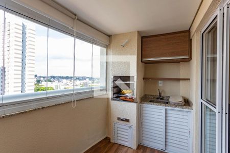 Sacada /Sala de apartamento à venda com 3 quartos, 80m² em Centro, Diadema