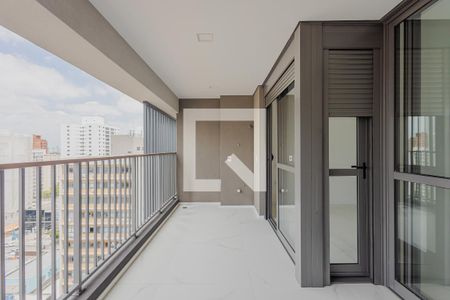 Varanda de apartamento à venda com 1 quarto, 44m² em Paraíso, São Paulo