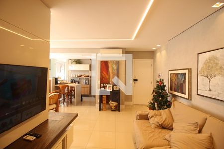 Sala  de apartamento à venda com 3 quartos, 90m² em Santo Antônio, Belo Horizonte