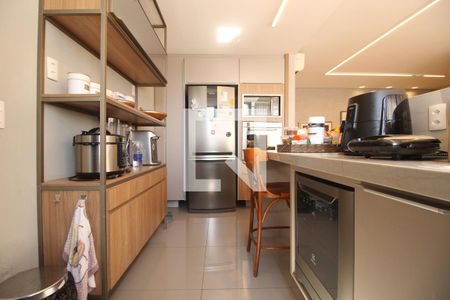 Cozinha  de apartamento à venda com 3 quartos, 90m² em Santo Antônio, Belo Horizonte