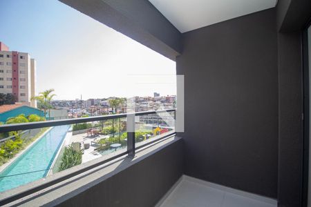 Varanda  de kitnet/studio para alugar com 1 quarto, 26m² em Vila Primavera, São Paulo