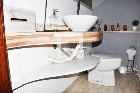 Detalhe - Lavabo de casa de condomínio à venda com 3 quartos, 147m² em Moinho Velho, São Paulo