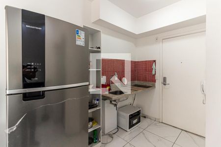 Cozinha de kitnet/studio à venda com 1 quarto, 23m² em Centro Histórico de São Paulo, São Paulo