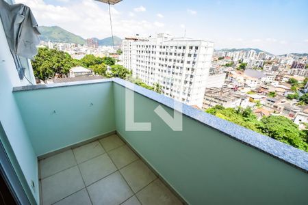 Varanda da Sala de apartamento à venda com 2 quartos, 52m² em Engenho Novo, Rio de Janeiro