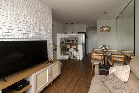 sala_4 de apartamento para alugar com 2 quartos, 49m² em Vila Gumercindo, São Paulo