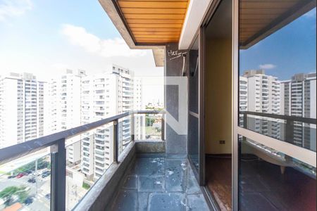 Varanda da Sala de apartamento à venda com 4 quartos, 178m² em Vila Gilda, Santo André