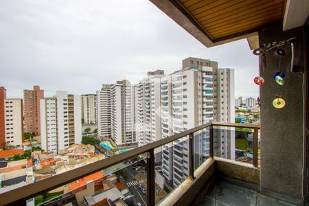 Varanda da sala de apartamento à venda com 4 quartos, 178m² em Vila Gilda, Santo André