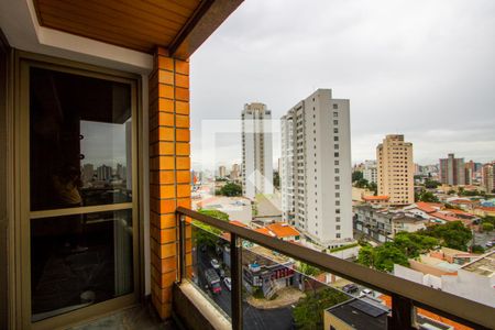 Varanda da sala de apartamento à venda com 4 quartos, 178m² em Vila Gilda, Santo André