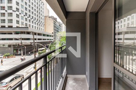 Varanda de kitnet/studio à venda com 1 quarto, 22m² em República, São Paulo