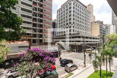 Vista da Varanda de kitnet/studio à venda com 1 quarto, 22m² em República, São Paulo