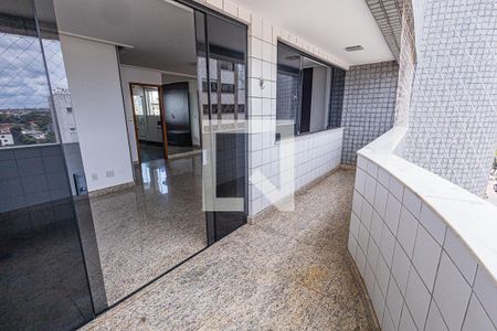 Varanda de apartamento para alugar com 3 quartos, 112m² em Castelo, Belo Horizonte