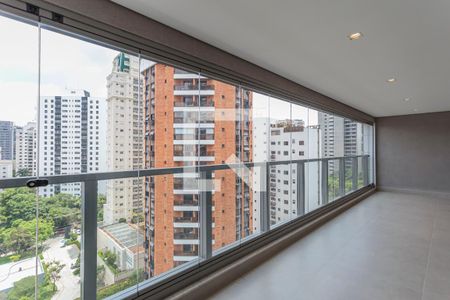 Sacada/Sala de apartamento à venda com 2 quartos, 154m² em Vila Nova Conceição, São Paulo