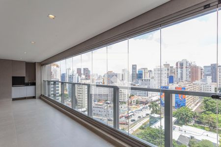 Sacada/Sala de apartamento à venda com 2 quartos, 154m² em Vila Nova Conceição, São Paulo