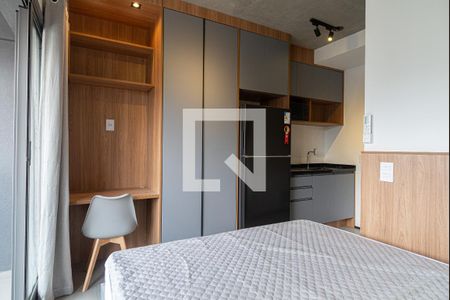 Sala/Quarto de kitnet/studio para alugar com 1 quarto, 19m² em Paraíso, São Paulo