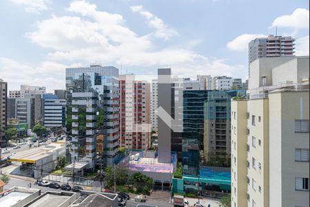 Vista da Varanda da Sala/Quarto de kitnet/studio para alugar com 1 quarto, 19m² em Paraíso, São Paulo