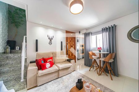 Sala de apartamento à venda com 3 quartos, 168m² em Vila Alto de Santo Andre, Santo André