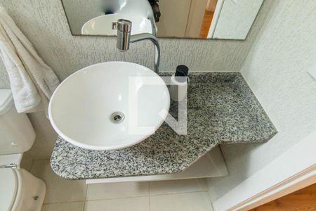 Lavabo de casa de condomínio para alugar com 3 quartos, 115m² em Campo Comprido, Curitiba