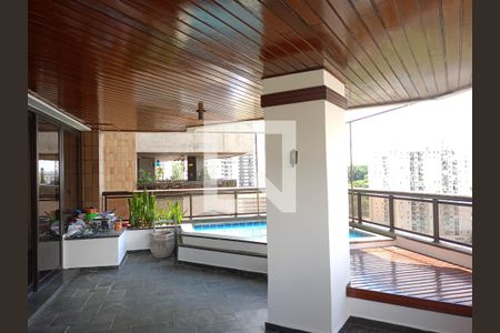 Varanda da Sala de apartamento à venda com 3 quartos, 213m² em Vila Suzana, São Paulo