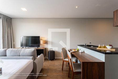 Studio para alugar com 33m², 1 quarto e 1 vaga