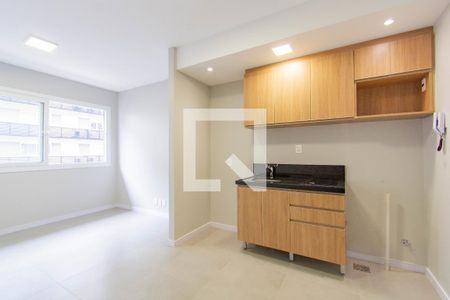 Sala/Cozinha de apartamento para alugar com 1 quarto, 38m² em Marechal Rondon, Canoas