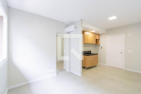 Sala/Cozinha de apartamento para alugar com 1 quarto, 38m² em Marechal Rondon, Canoas