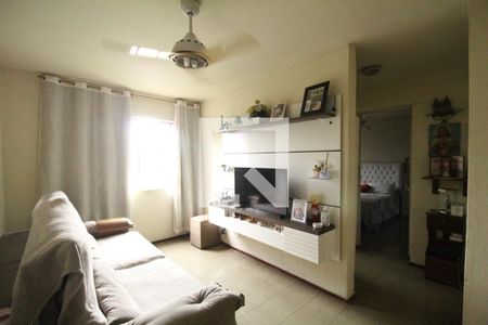 Sala de apartamento à venda com 1 quarto, 45m² em Taquara, Rio de Janeiro