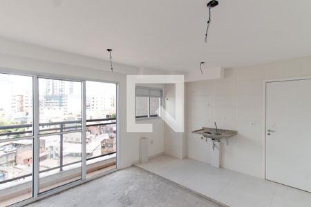 Sala e Cozinha de kitnet/studio para alugar com 1 quarto, 35m² em Parada Inglesa, São Paulo