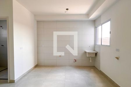 Sala/Cozinha de apartamento para alugar com 1 quarto, 38m² em Vila Mangalot, São Paulo