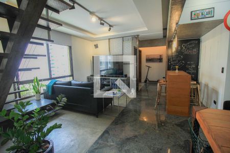 Sala de apartamento à venda com 3 quartos, 155m² em Vila Dom Pedro I, São Paulo